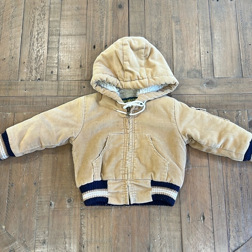 Oshkosh vintage Sherpa lined corduroy jacket